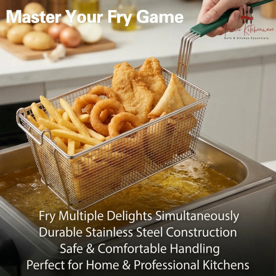 Stainless Steel Deep Fryer Basket