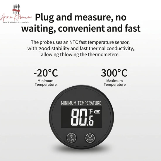 Digital Coffee and Milk Frothing Thermometer