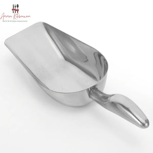 Stainless Steel Square Flat Ice and Food Scoop