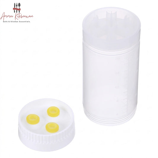 FIFO 3-nozzle sauce dispenser bottle
