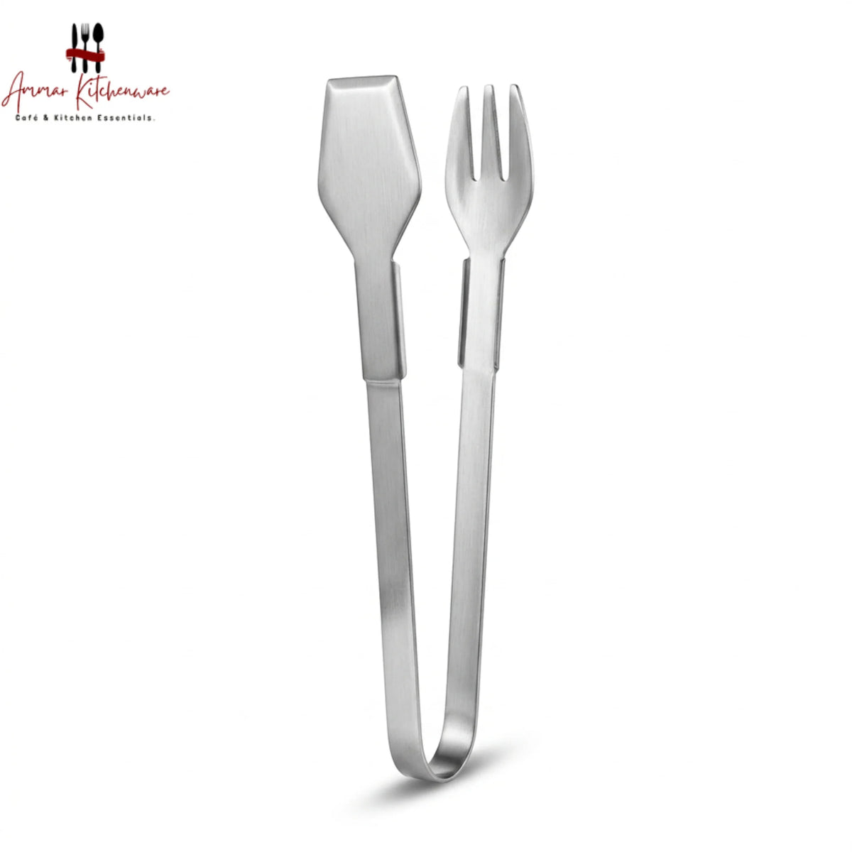 Stainless Steel Spatula and Fork Serving Tong