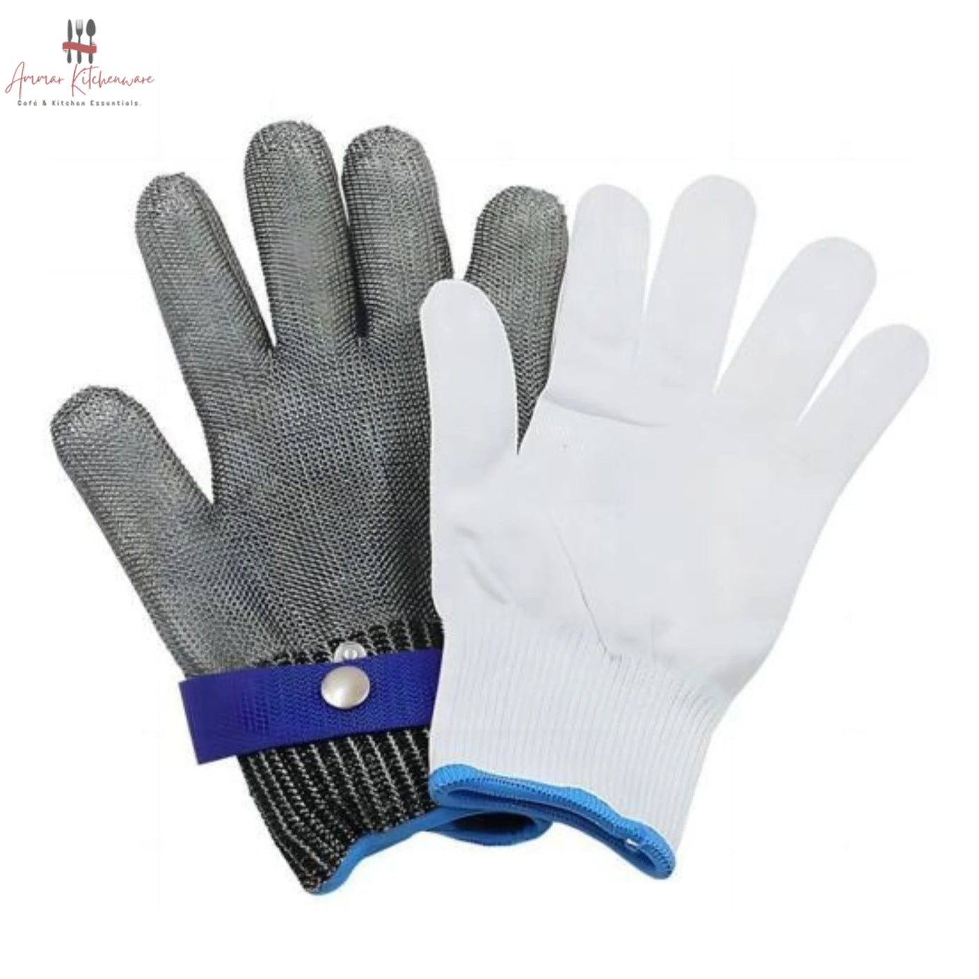 Stainless Steel Wire Mesh Cut Resistant Glove