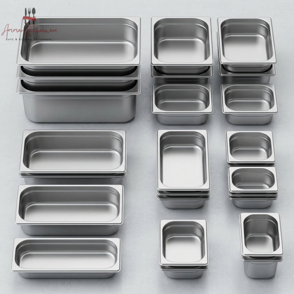 Stainless Steel Gastronorm GN Pan - Commercial Food Pan