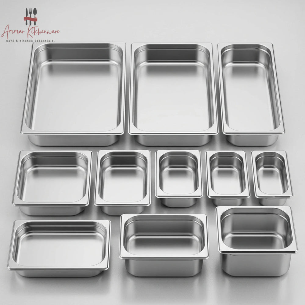 Stainless Steel Gastronorm GN Pan - Commercial Food Pan