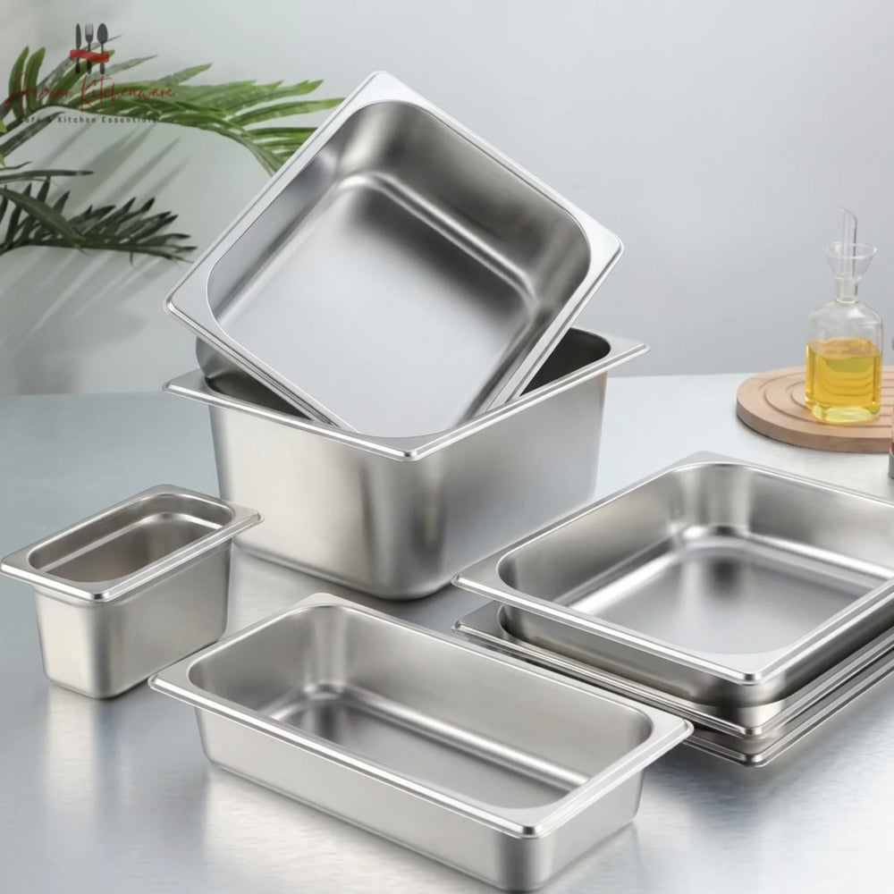 Stainless Steel Gastronorm GN Pan - Commercial Food Pan