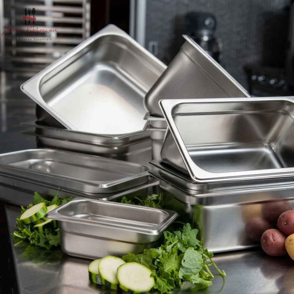 Stainless Steel Gastronorm GN Pan - Commercial Food Pan