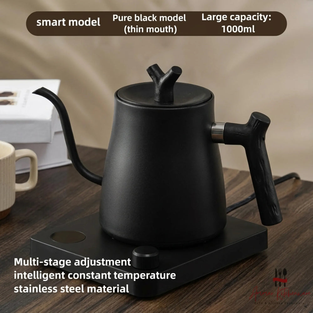 Electric Gooseneck Pour Over Coffee Kettle