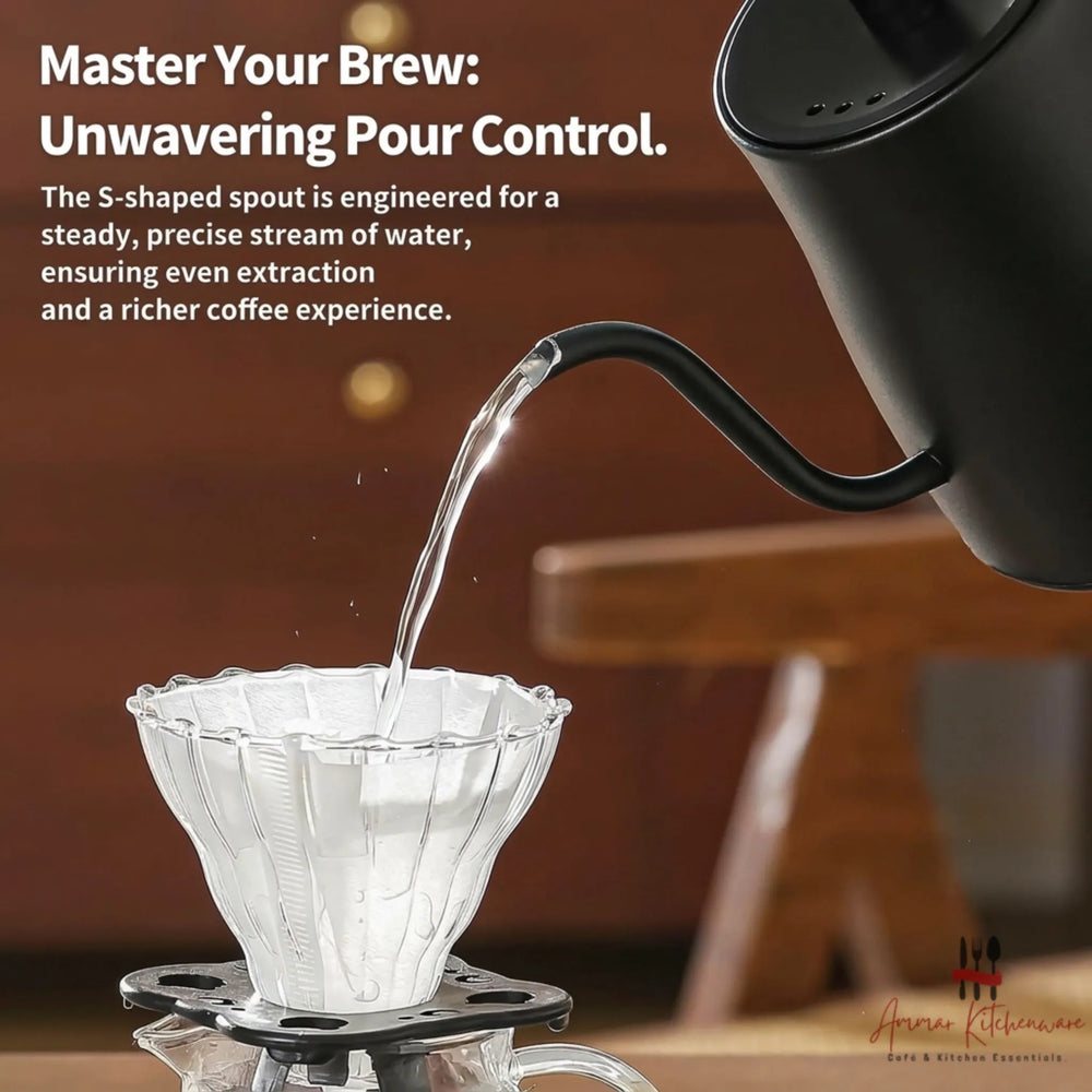 Electric Gooseneck Pour Over Coffee Kettle