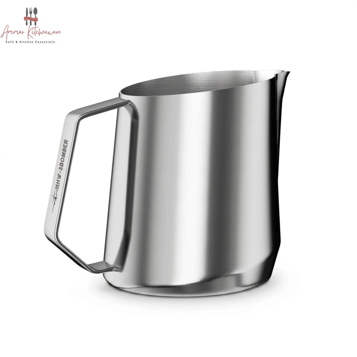 MHW-3BOMBER GT Milk Steaming Pitcher Glossy Grey 600ml