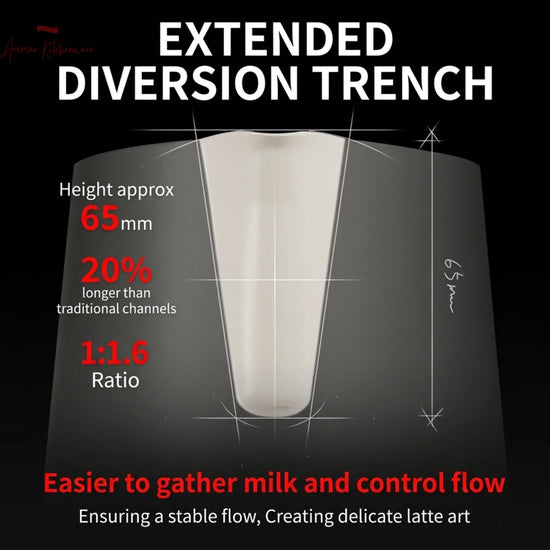 MHW-3BOMBER GT Milk Steaming Pitcher Glossy Grey 600ml