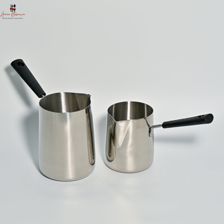 Stainless Steel Milk Warmer with Handle