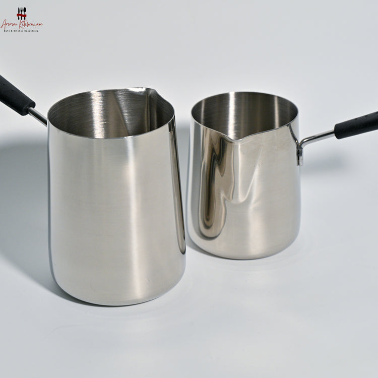 Stainless Steel Milk Warmer with Handle