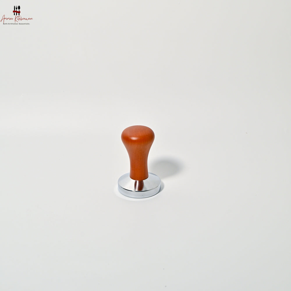 Premium Wooden Handle Espresso Coffee Tamper | 53mm / 58mm