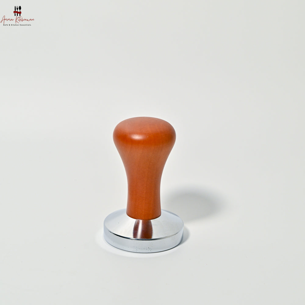 Premium Wooden Handle Espresso Coffee Tamper | 53mm / 58mm