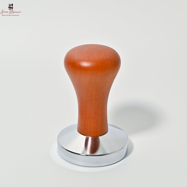 Premium Wooden Handle Espresso Coffee Tamper | 53mm / 58mm