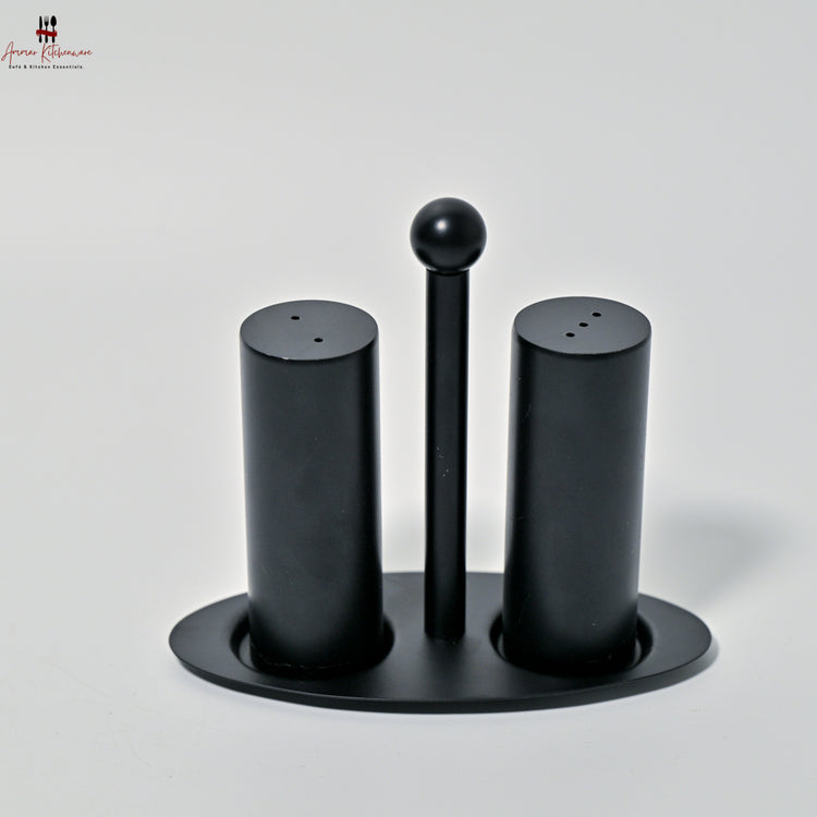 Elegant Stainless Steel Salt and Pepper Shaker Set
