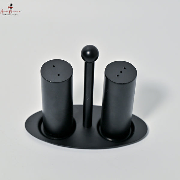 Elegant Stainless Steel Salt and Pepper Shaker Set