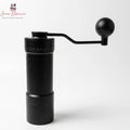 All Metal Manual Coffee Grinder with External Adjustment Ring