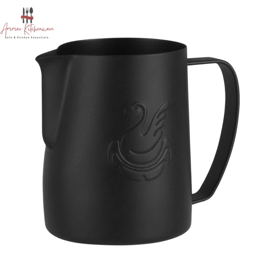 Jibbi Matte Black Stainless Steel Milk Pitcher