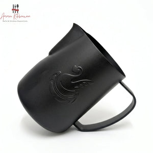 Jibbi Matte Black Stainless Steel Milk Pitcher