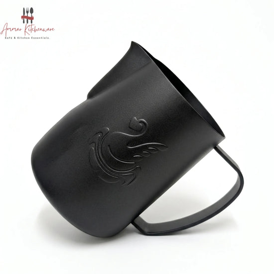 Jibbi Matte Black Stainless Steel Milk Pitcher