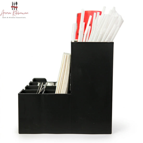 Coffee Cup and Condiment Organizer