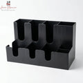 9 Compartment Coffee Cup and Condiment Organizer