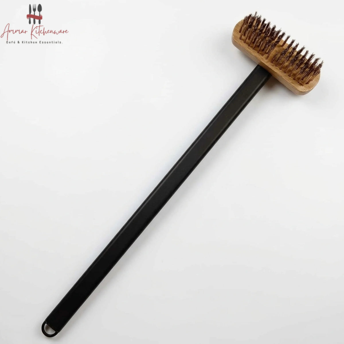 Commercial Pizza Oven Cleaning Brush with Scraper