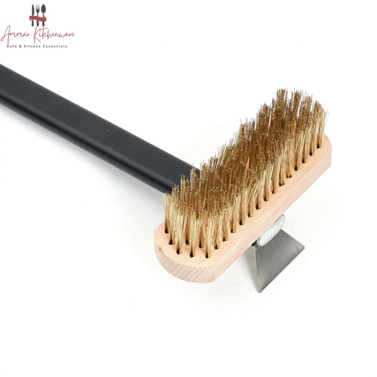 Pizza Oven Cleaning Brush with Scraper