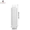 Refillable 3 nozzle Sauce Bottle