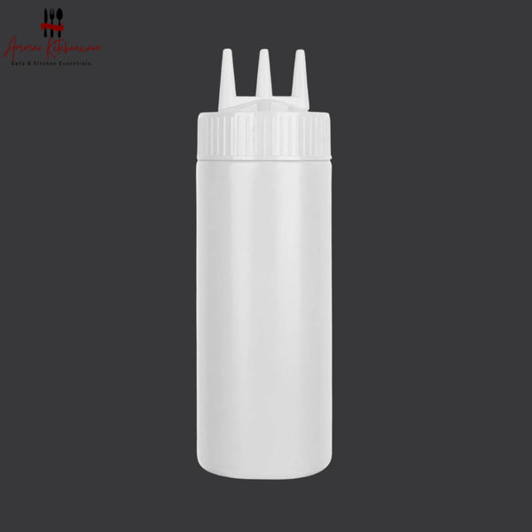 Refillable 3 nozzle Sauce Bottle