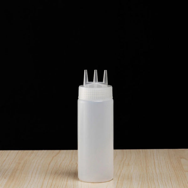 Refillable 3 nozzle Sauce Bottle