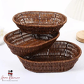 Oval Woven Serving Basket
