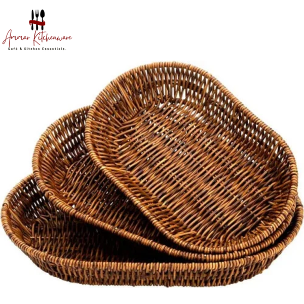 Oval Woven Serving Basket