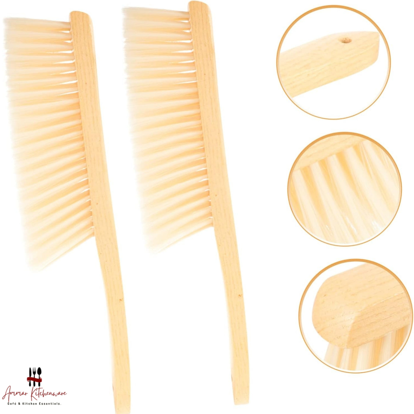 Wooden Handheld Dusting Brush