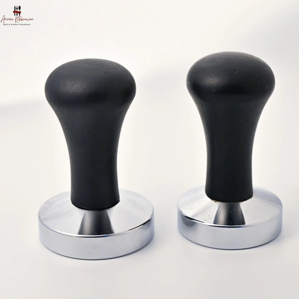 Espresso Coffee Tamper with Black Handle