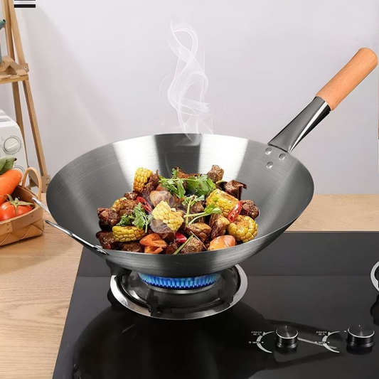 Stainless Steel Chinese Wok