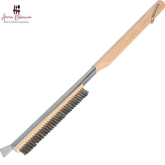 Wooden Grill Scraper Brush