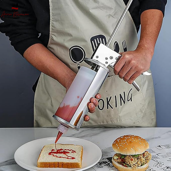 Stainless Steel Sauce Dispenser Gun