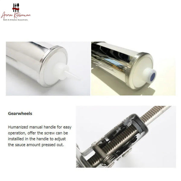 Stainless Steel Sauce Dispenser Gun