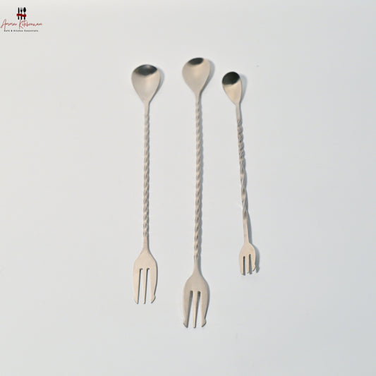 Spiral Handle Garnish Spoon