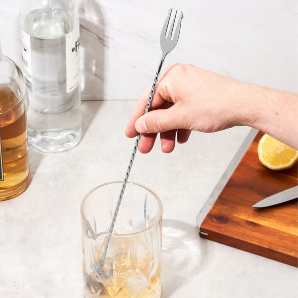 Spiral Handle Garnish Spoon
