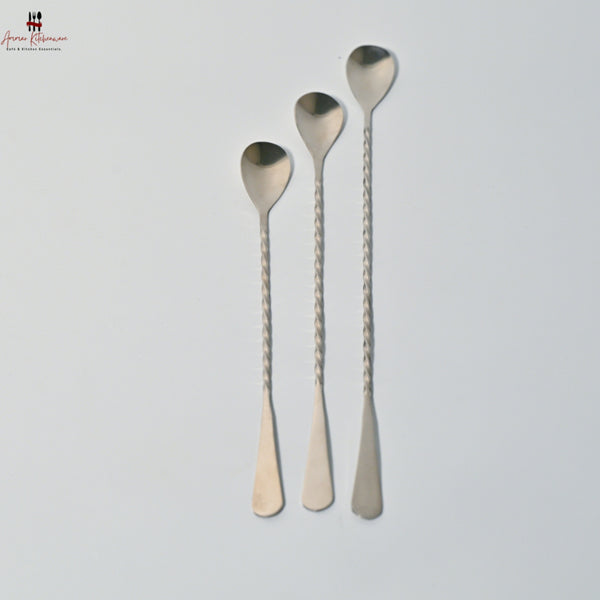 Stainless Steel Twisted Bar Spoon