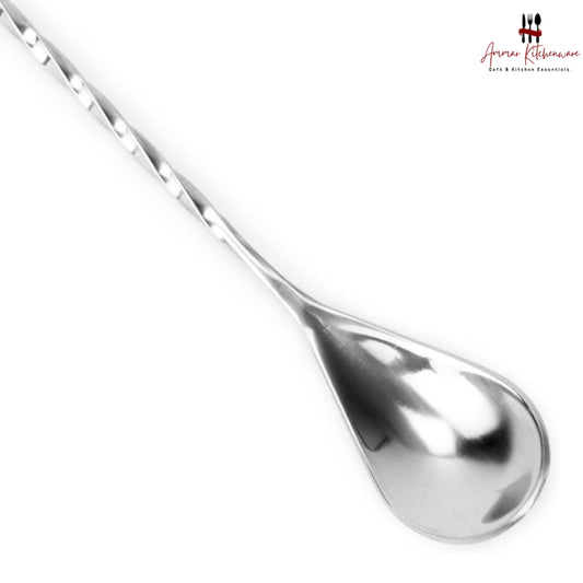 Stainless Steel Twisted Bar Spoon