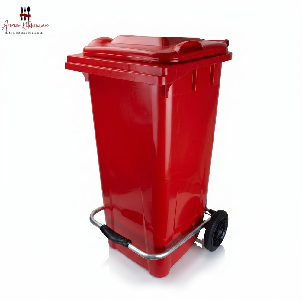 Industrial Wheeled Pedal Bin