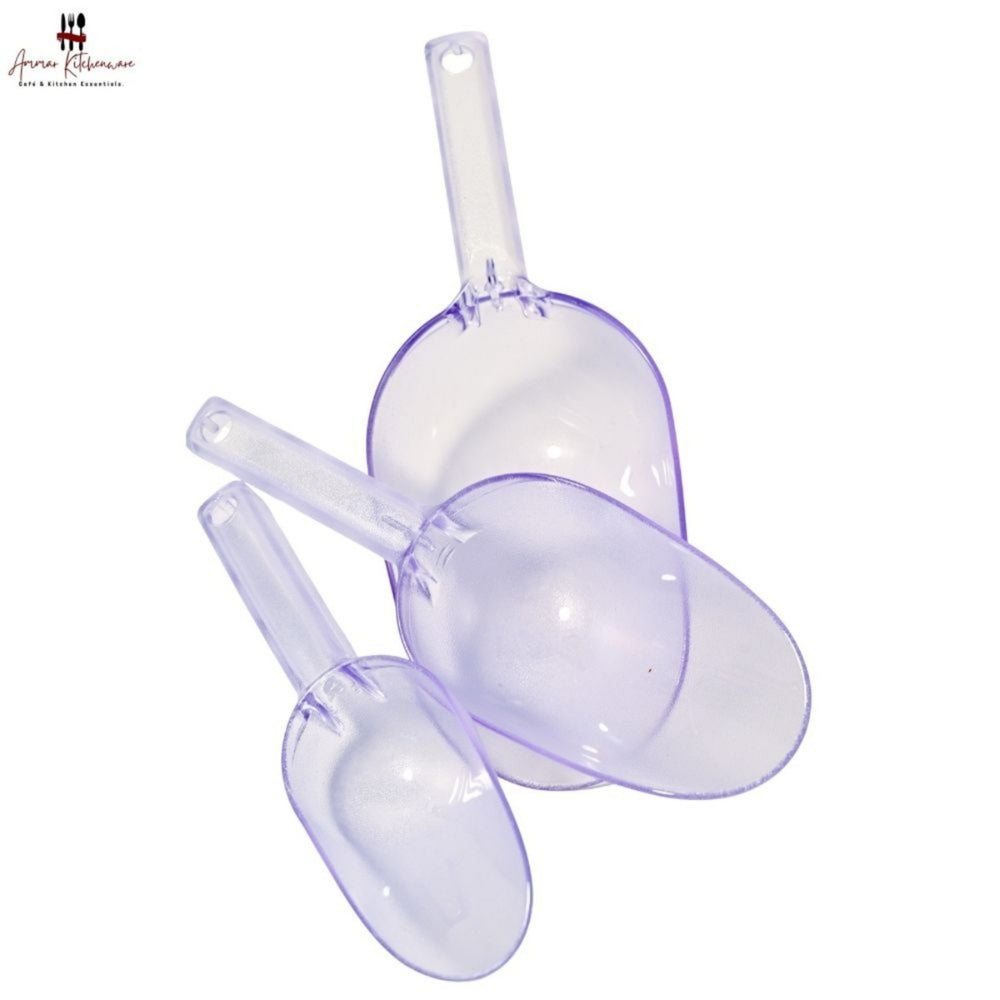 Clear Plastic Utility Scoop