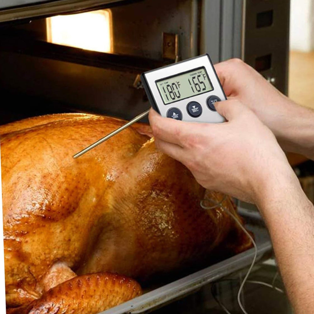 Digital Cooking Thermometer & Timer