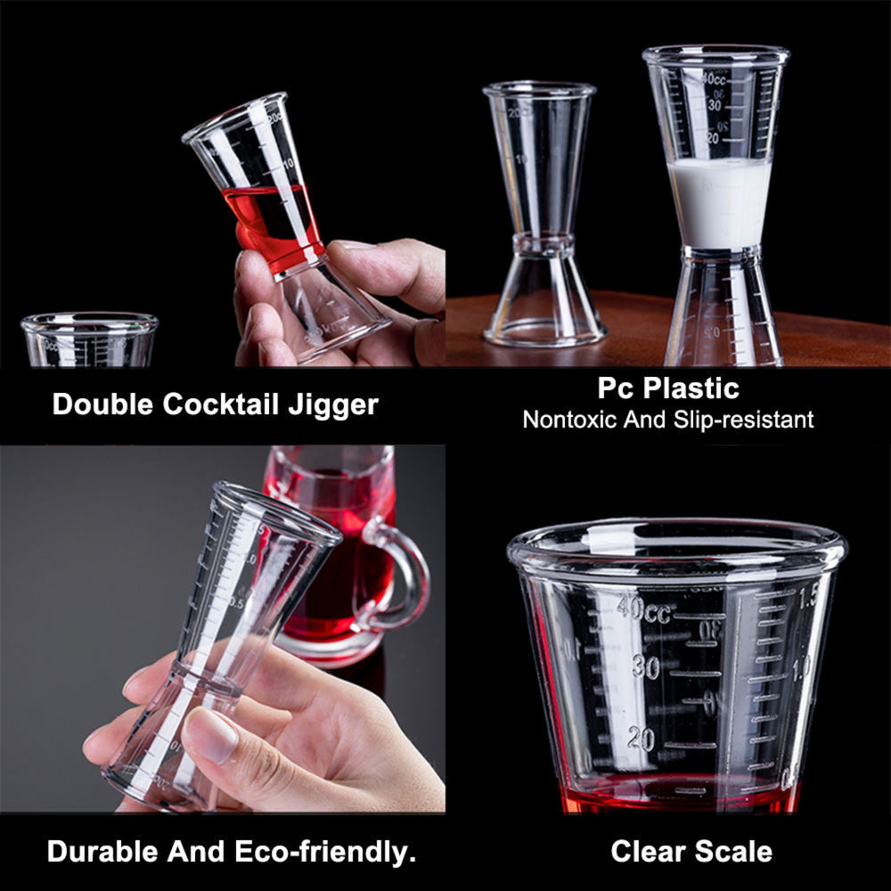 Plastic Cocktail Jiggers