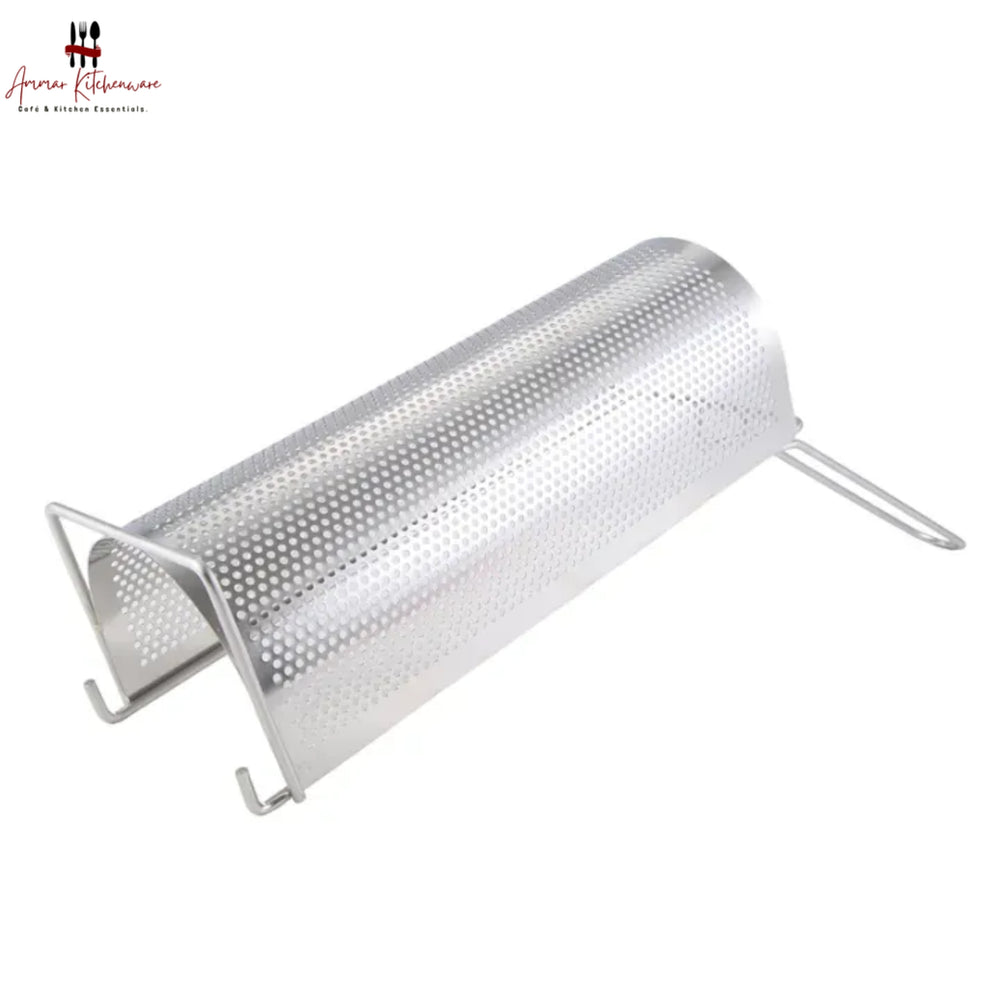Perforated long fries basket