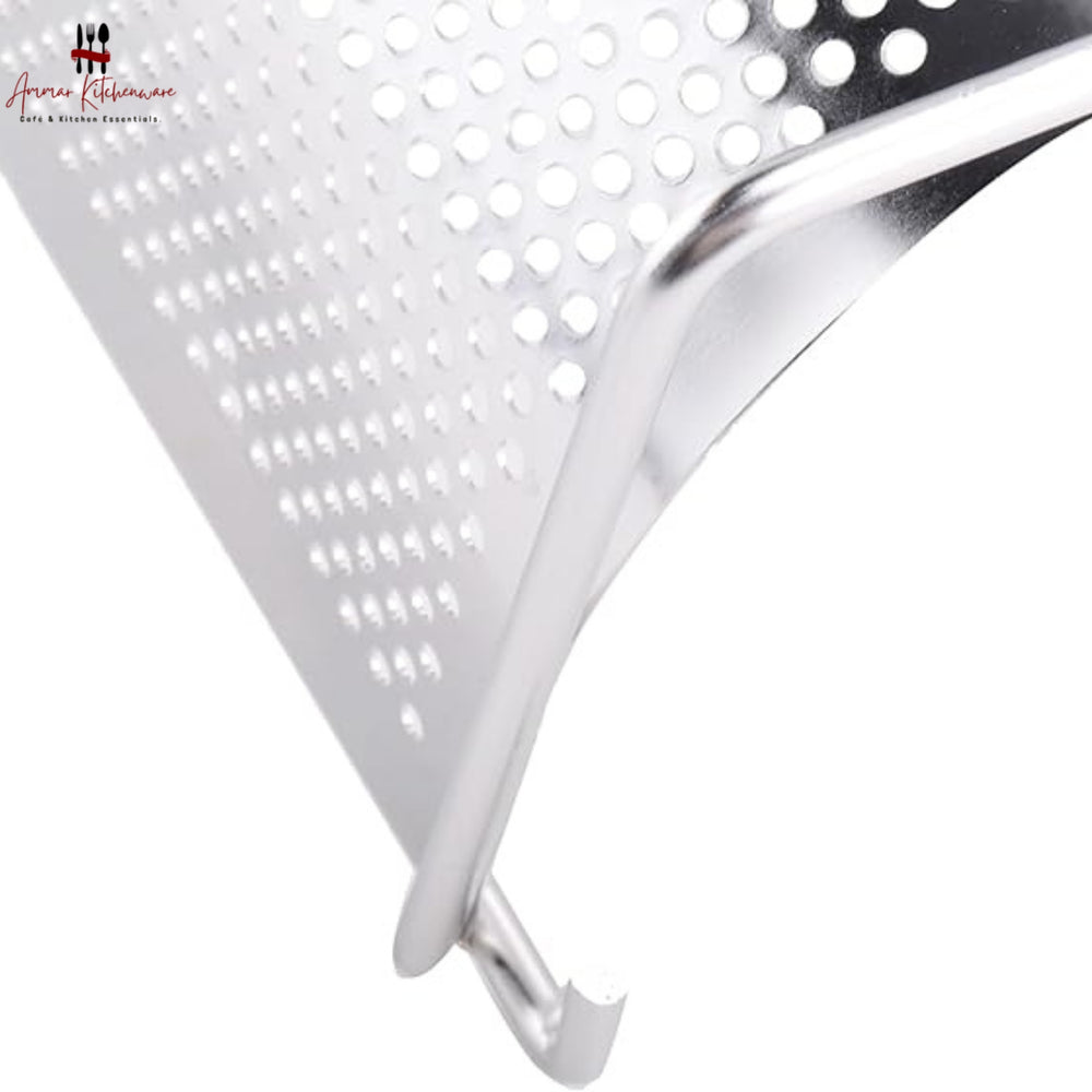 Perforated long fries basket